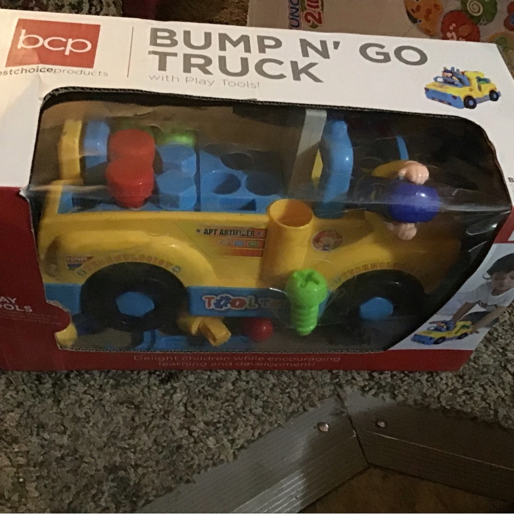 Source Unknown Bump N' Go Truck - Yellow and Blue